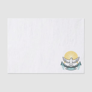 Spiritual Strength in God – Uplifting Christian Tissue Paper