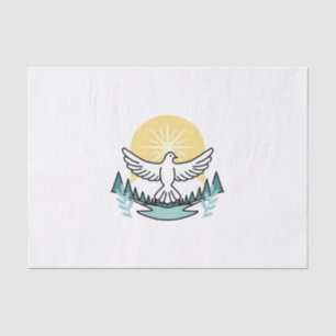 Spiritual Strength in God – Uplifting Christian Tissue Paper