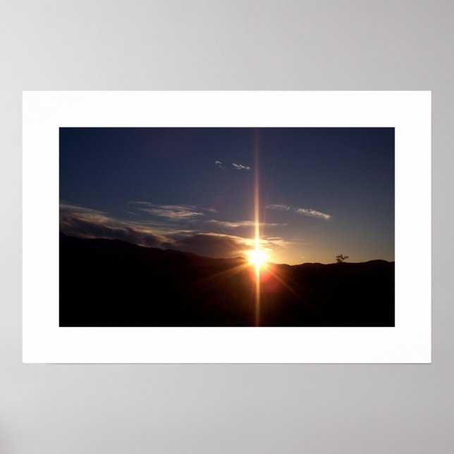 Spiritual Sunset Poster (Front)