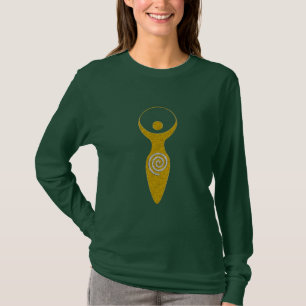 Spiritual Symbol - Goddess Of Earth Gaya 1 Flamele T-Shirt