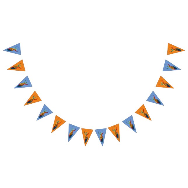 Spiritual Symbol - Goddess Of Earth Gaya 2 Bunting Flags (All)
