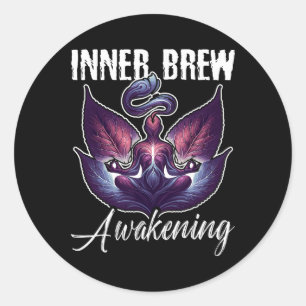 Spiritual Tea People Who Like Tea Drinker Zen Yoga Classic Round Sticker
