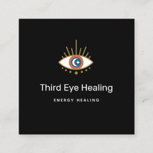 Spiritual Third Eye Logo Business Card