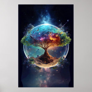 Spiritual Tree of Life Poster