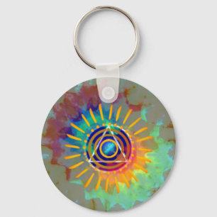 Spiritual Tyedye Keychain