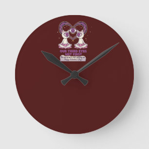 spiritual valentine  round clock