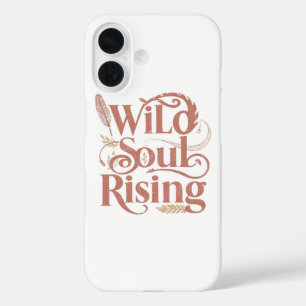 Spiritual Wild Soul Rising Typography iPhone 16 Case