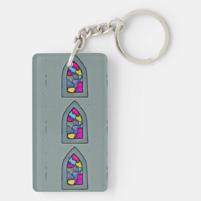 Spiritual Window Keychain (Back)