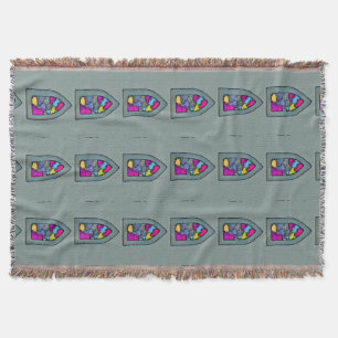 Spiritual Window Throw Blanket