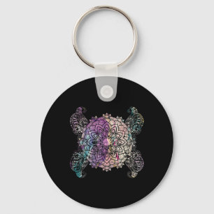 Spiritual Yoga Flow Sacred Geometry Prana Art Boho Keychain