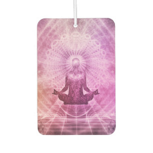 Spiritual Yoga Meditation Zen Colourful Car Air Freshener