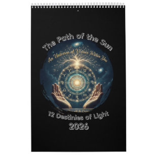 Spiritual Zodiac Journey Personalized wall Calendar