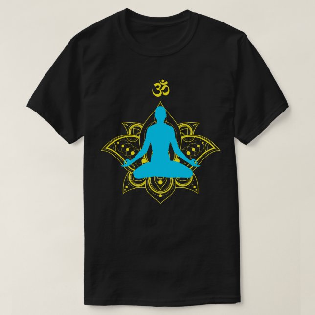 SpiritualityOM Meditation Chakra Zen T-Shirt (Design Front)