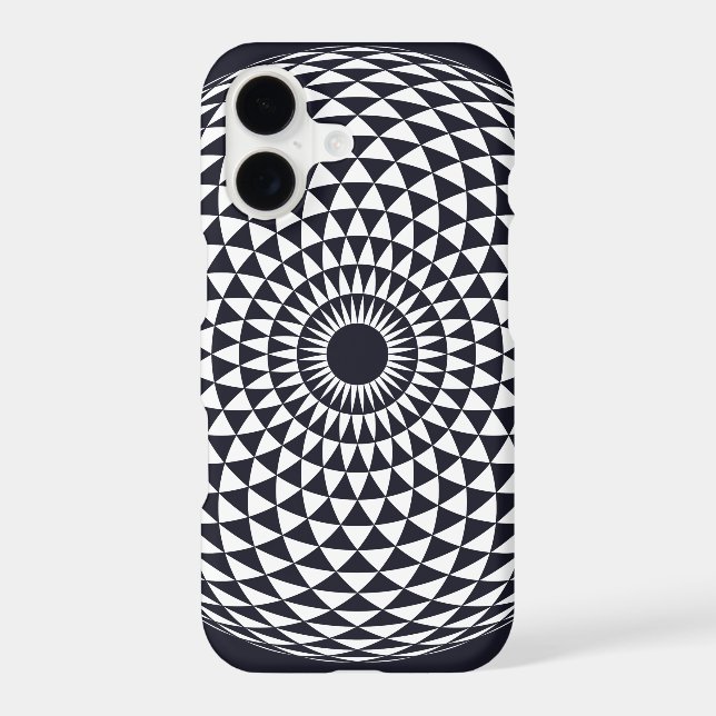 Spirituel noir blanc Mandala géométrique Vector Ar (Verso)