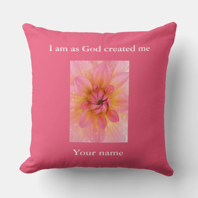 Spirituel présent coussin personnalisé (Recto)