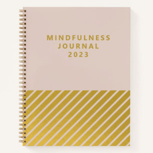 Spirituel rose Foil raypes Mindfulness Journal