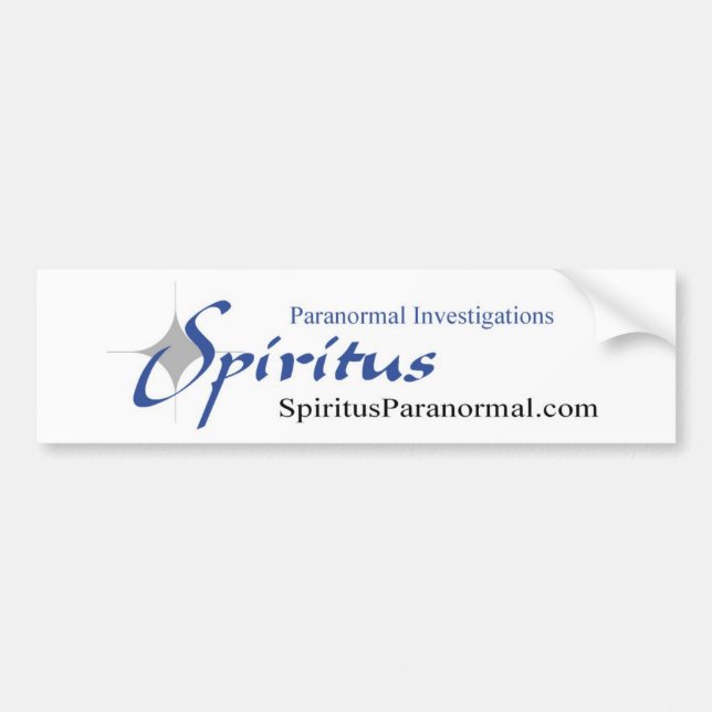 Spiritus Paranormal Bumper Sticker (Front)