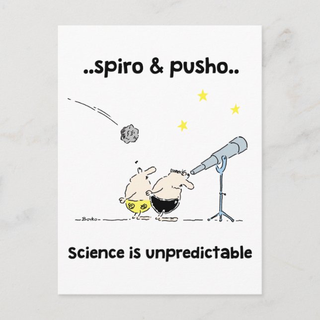 Spiro & Pusho Science Motivation Citations Carte P (Devant)