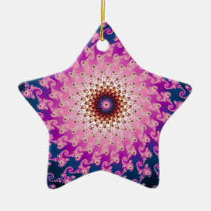 Spirograph Ceramic Ornament