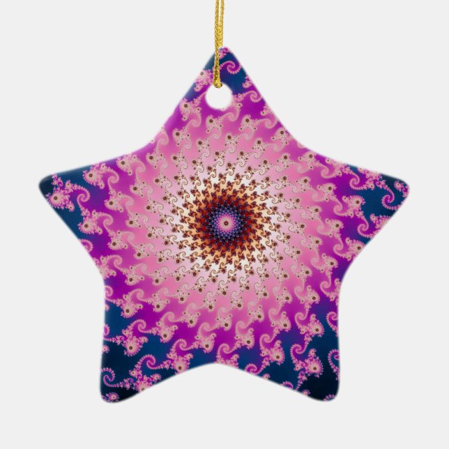 Spirograph Ceramic Ornament (Front)