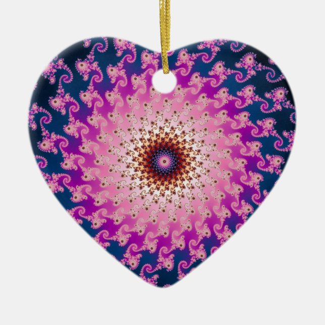 Spirograph Ceramic Ornament (Front)