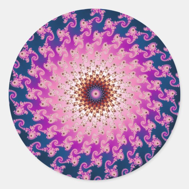 Spirograph Classic Round Sticker (Front)
