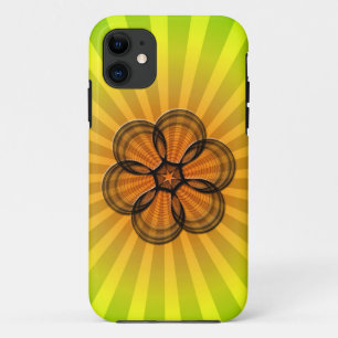 Spirograph Sunburst iPhone 11 Case