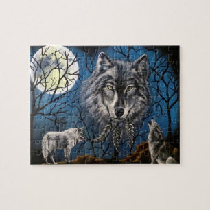 Spirt Wolf Jigsaw Puzzle