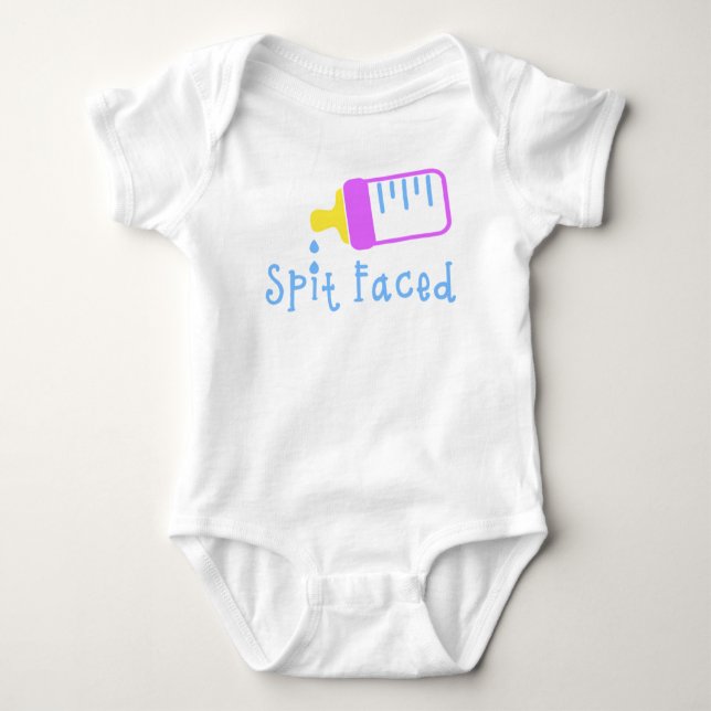 Spit Faced Baby Bodysuit (Front)