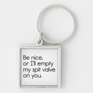 Spit Valve Keychain