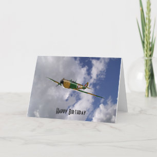 Spitfire Birthday Card