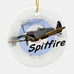 Spitfire Ceramic Ornament