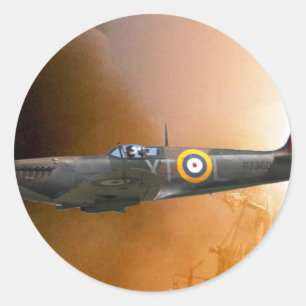 SPITFIRE CLASSIC ROUND STICKER