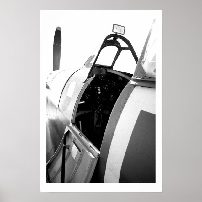 Spitfire Cockpit Poster (Front)