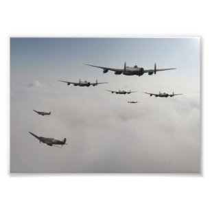 Spitfire Escort Photo Print