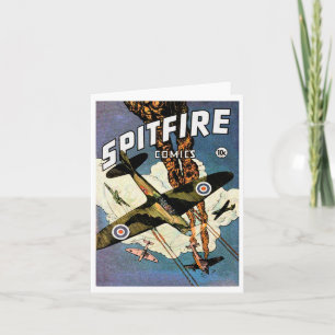 Spitfire Fighter Aircraft - World War Two Card