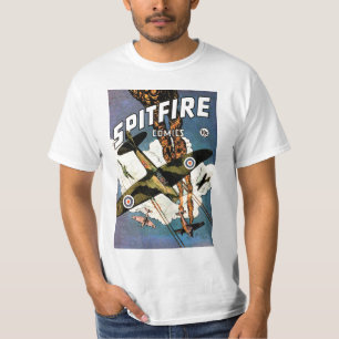Spitfire Fighter Aircraft - World War Two T-Shirt