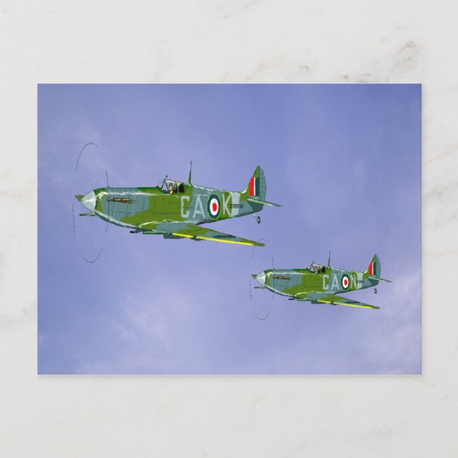 Spitfire Greetings postcard (Front)
