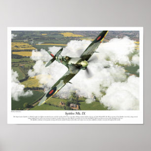 Spitfire Mk. IX Poster