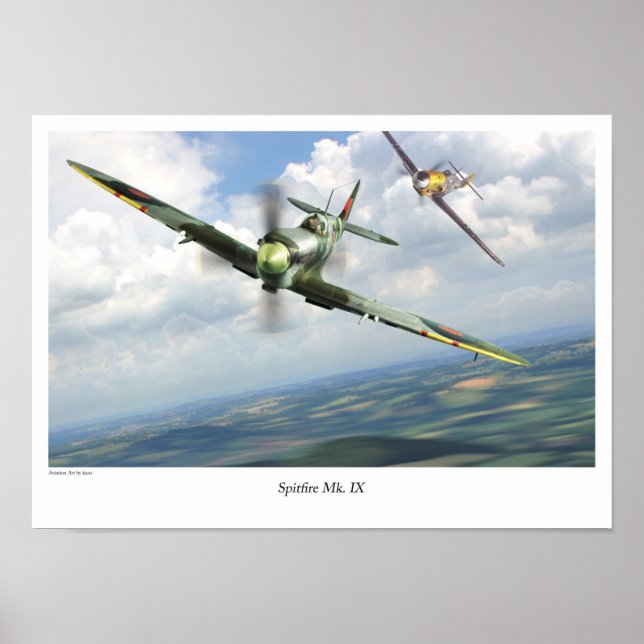 Spitfire Mk. IX Poster (Front)