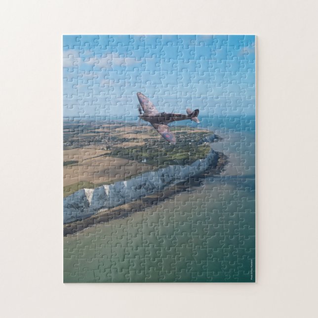 Spitfire over England Jigsaw Puzzle (Vertical)