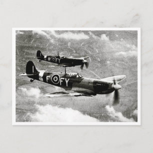 Spitfire Pair Postcard