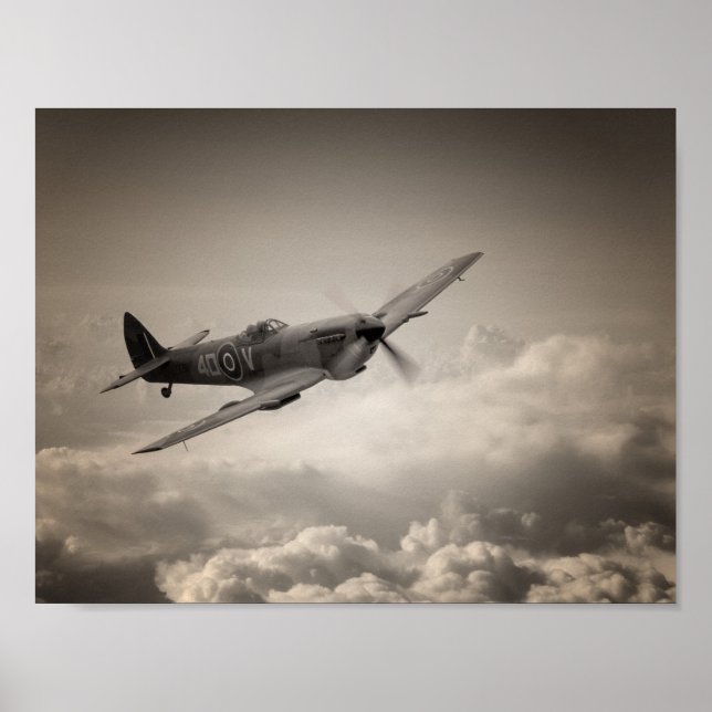 Spitfire Patrol Poster (Front)