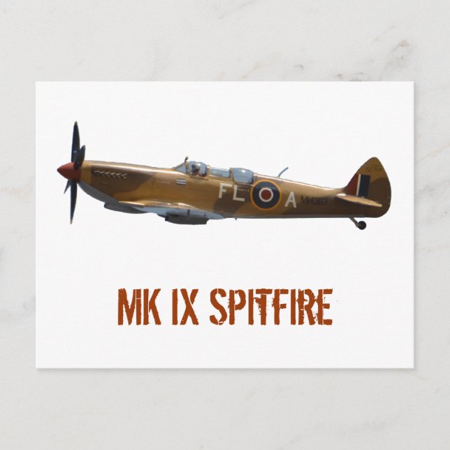 Spitfire postcard (Front)