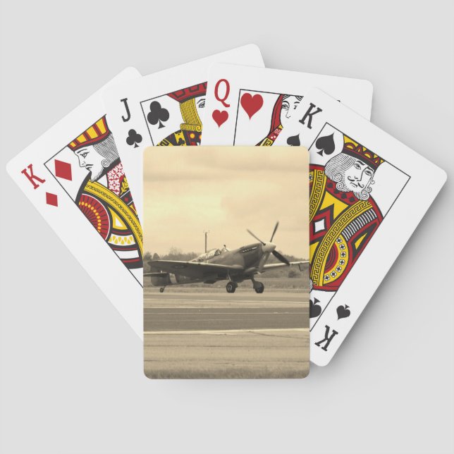 Spitfire Sepiatone Playing Cards (Back)
