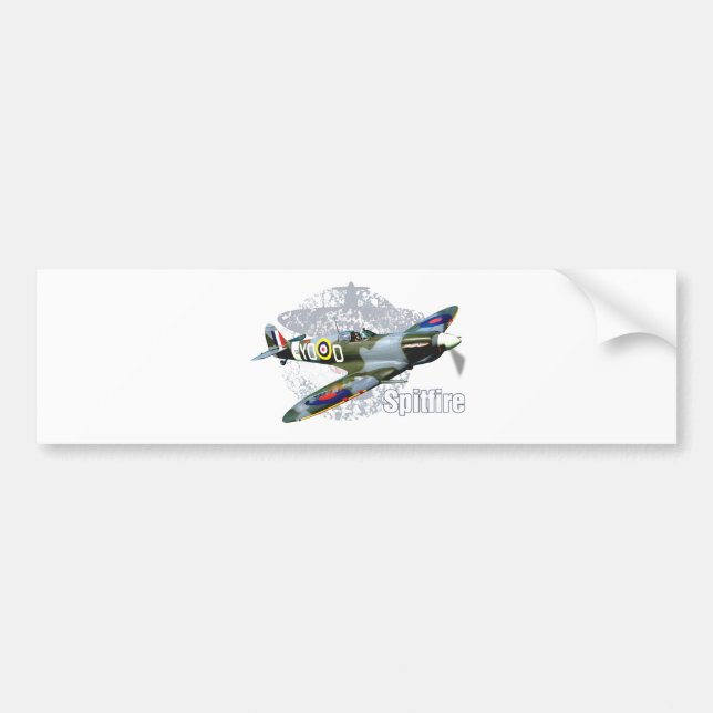 Spitfire Supermarine Bumper Sticker (Front)