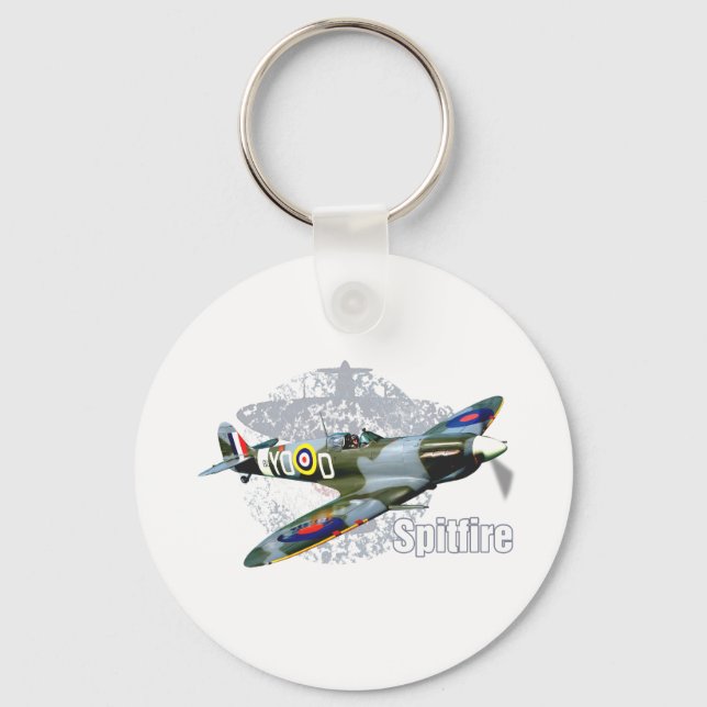 Spitfire Supermarine Keychain (Front)