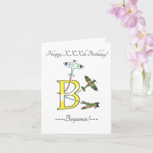 Spitfires B Birthday Card