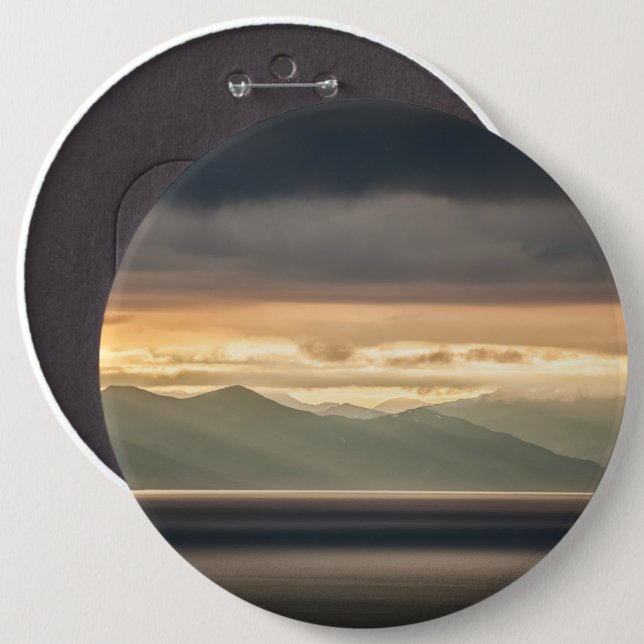 Spitsbergen Svalbard 6 Inch Round Button (Front & Back)