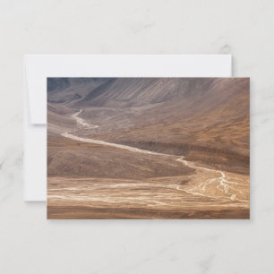 Spitsbergen Svalbard Landscape Photo Card